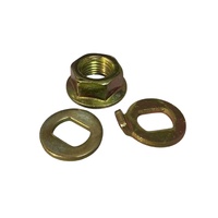 Axle Nut with Flat and Lock Washer M12x1.5 