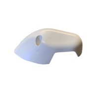 JUBEL REAR MOTOR NUT COVER WHITE LEFT SIDE