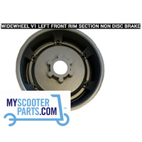 WideWheel V1 Front Left Wheel Hub | rim section | Non-Disc Brake Version