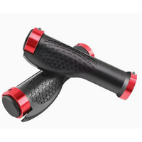 Grips Handlebar Universal Ergonomic Red